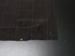 Photo6: 3Q02z50 Vintage Japanese Kimono Silk  FABRIC Black-Brown Branch 33.1" (6)