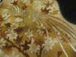 Photo3: 3A01z100 Vintage Japanese Kimono Silk  FABRIC Black Bird 40.9" (3)