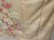 Photo4: 1424T06z1110 Japanese Kimono Silk FURISODE Light pink Flower cart (4)