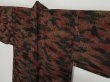 Photo3: 0721i08z450 Vintage Japanese Kimono Silk HAORI Brown Leaves (3)