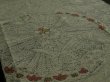 Photo2: 2P09z40 Vintage Japanese Kimono Silk  FABRIC Off-white Birds 48.8" (2)