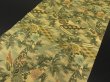 Photo3: 1A03z140 Vintage Japanese Kimono Silk OBI FABRIC  Bamboo grass 77.2" (3)