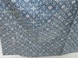 Photo3: 0930i03z840 Vintage Japanese Kimono Silk OMESHI KOMON Blue-Gray Shippo (3)