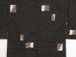 Photo4: 0830i03z480 Vintage Japanese Kimono Silk HAORI Black (4)