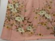 Photo5: 1327T01z970 Vintage Japanese Kimono Silk TSUKESAGE Pink Plum tree (5)