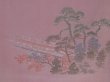 Photo4: 0526i08z520 Vintage Japanese Kimono Silk HAORI Lavender pink Kyoto Scenery (4)