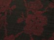 Photo3: 1D05z70 Japanese Kimono Silk  FABRIC Black-Brown Plum branch 55.1" (3)