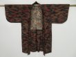 Photo8: 0721i08z450 Vintage Japanese Kimono Silk HAORI Brown Leaves (8)