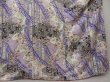 Photo6: 1531T04z1150 Japanese Kimono Silk FURISODE Off-white Flowers (6)