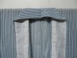 Photo5: 0108H08z430 Japanese Kimono Synthetci See through KOMON Light blue Stripe (5)