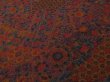 Photo2: 3D03z100 Japanese Kimono Crepe Silk  FABRIC Raisin Flowers 66.9" (2)