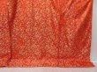 Photo6: 1027N01z1860 Vintage Japanese Kimono Silk UCHIKAKE Orangered Chrysanthemum (6)