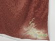 Photo4: 1213i01z650 Antique Japanese Kimono Silk IROTOMESODE Brown Flower (4)