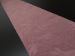 Photo1: 1U08z40 Japanese Kimono Silk  FABRIC Rosy brown Plants 55.9" (1)