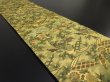 Photo2: 1A01z140 Vintage Japanese Kimono Silk OBI FABRIC  Bamboo grass 76.4" (2)