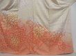 Photo5: 0831i02z1220 Japanese Kimono Silk SHIBORI FURISODE Off-white (5)