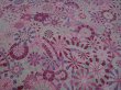 Photo2: 1M02z70 Japanese Kimono Silk  FABRIC Pink Umbrella 47.2" (2)