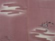 Photo3: 1029i09z540 Vintage Japanese Kimono Silk HAORI Dull pink Scenery (3)