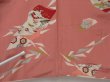 Photo8: 0728T05z730 Vintage Japanese Kimono Silk KOMON Pink Flowers (8)