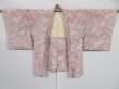 Photo7: 0730i09z500 Vintage Japanese Kimono Silk HAORI Ash pink Shading off (7)