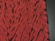 Photo3: 3R06z50 Japanese Kimono Silk  FABRIC Poppy red Shibori dyeing 52.8" (3)