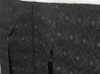 Photo2: 1312i04z570 Vintage Japanese Kimono Linen NOTO-JOFU Black (2)