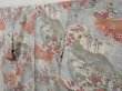 Photo2: 1215T09z870 Japanese Kimono Silk KOMON Off-white Flowers (2)