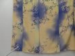 Photo8: 0928T03z560 Vintage Japanese Kimono Silk KOMON Cream-Yellow Sakura (8)