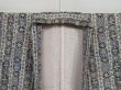 Photo6: 0816i04z710 Vintage Japanese Kimono Silk KOMON Off-white, Blue-Gray (6)