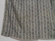 Photo4: 0816i04z710 Vintage Japanese Kimono Silk KOMON Off-white, Blue-Gray (4)