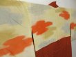 Photo7: 0517T08z590 Vintage Japanese Kimono Silk HAORI Orange-Brown (7)