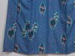 Photo4: 1005i09z690 Antique Japanese Kimono Silk KOMON Light blue Flowers (4)