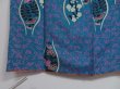 Photo8: 1005i09z690 Antique Japanese Kimono Silk KOMON Light blue Flowers (8)