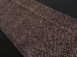 Photo2: 2C09z50 Vintage Japanese Kimono Crepe Silk  FABRIC Dark brown Dots 74.8" (2)