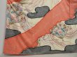 Photo4: 0824i08z1190 Vintage Japanese Kimono Silk FURISODE Off-white Folding fan (4)