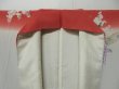 Photo6: 1219H09z1150 Japanese Kimono Silk FURISODE Light gray Flower cart (6)