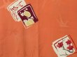 Photo4: 1428T02z630 Vintage Japanese Kimono Silk HAORI Coral orange Plum blossom (4)