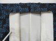 Photo7: 0921T09z730 Vintage Japanese Kimono Silk TSUMUGI Blue-Gray Flower (7)