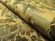 Photo6: 1A02z140 Vintage Japanese Kimono Silk OBI FABRIC  Bamboo grass 75.6" (6)