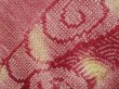 Photo4: 0916T07z500 Vintage Japanese Kimono Silk SHIBORI HAORI Red-Purple Wave (4)