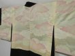 Photo8: 0708N02z600 Vintage Japanese Kimono Silk HAORI Black Cattleya (8)