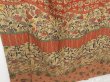 Photo3: 1602T07z1080 Japanese Kimono Crepe Silk BINGATA TSUKESAGE Light brown (3)