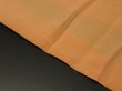 Photo8: 3N03z130 Japanese Kimono Silk  FABRIC Light apricot orange Temple 44.9" (8)