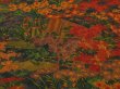 Photo3: 1P02z60 Japanese Kimono Silk  FABRIC  Garden 42.5" (3)