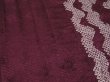 Photo2: 3G07z90 Japanese Kimono Silk  FABRIC Grape  Shibori dyeing 85" (2)