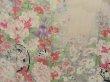 Photo7: 1424T06z1110 Japanese Kimono Silk FURISODE Light pink Flower cart (7)