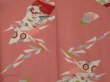 Photo5: 0728T05z730 Vintage Japanese Kimono Silk KOMON Pink Flowers (5)