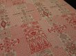 Photo2: 2i01z60 Vintage Japanese Kimono Silk  FABRIC Light gray Flowers 41.7" (2)