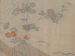 Photo4: 0927T07z520 Vintage Japanese Kimono Silk HAORI Light peach Flowers (4)