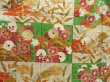 Photo7: 0922i10z1220 Vintage Japanese Kimono Silk FURISODE Off-white Flowers (7)